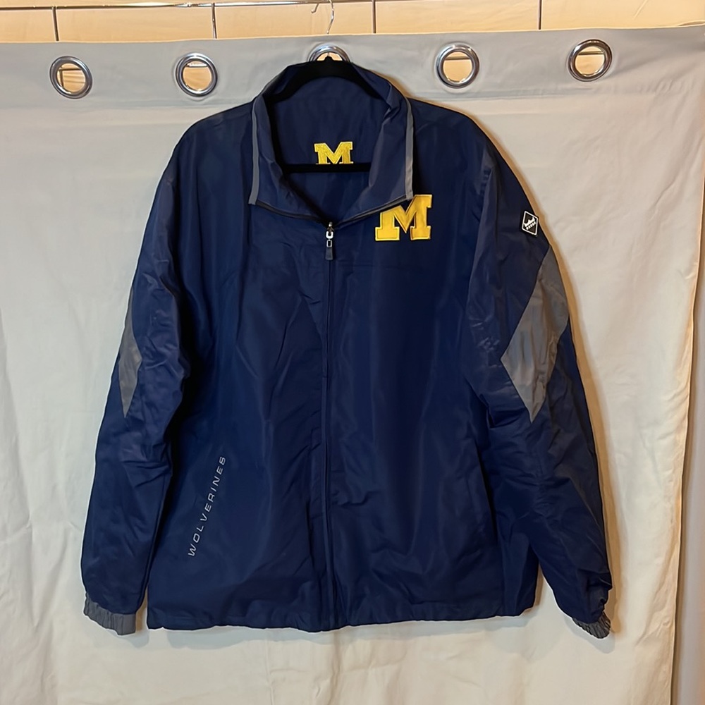 Men’s Franchise Club Men’s University of Michigan Reversible Baseball Zip Up-XL